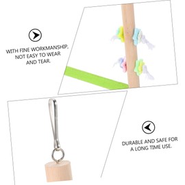 NOLITOY 1pc Lovely Pet Birds Swing Toy Bite Resistance Parrot Play Stand for Bird Cage Easy Installation Hanging Buckle Accessory for Budgies Cockatiels and Lovebirds Promotes Healthy