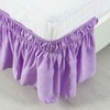 PiccoCasa Elasticated Bed Skirt Ruffled Bed Base Wrap Around Bed