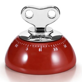 Magnetic Mechanical Timer, Mechanical Egg Timer, 60 Minute Mechanical Kitchen Timers Mechanical Loud Timer & Magnetic Back for Cooking Baking Office & Study
