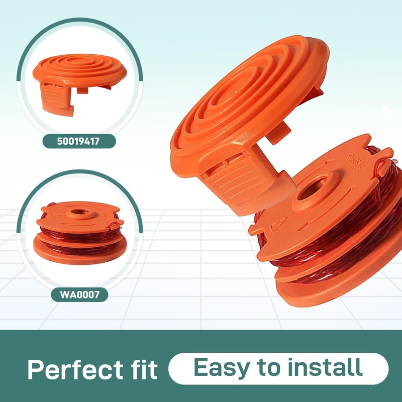 WA0007 Replacement Cap Cover Compatible with Worx WG105 WG119 WG116
