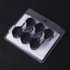 CyeeLife 6 Packs Integrated Dart Flights and Shafts,one Piece Accessory-Black