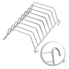EasyByMall Toast Bread Stand Holder, Stainless Steel Disc Toast Rack,