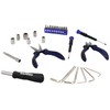 Oxford Under Seat Motorcycle Tool Kit - Black/Blue