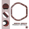 Titgoes Differential Cover Gasket, Reusable Rubber-coated Differential Gasket Accessories, Replacement