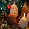 Christmas Pinecone Silicone Candle Mold Soap 3D Pine Cones Handmade
