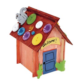 Colorations Easy Build House Set of 6 (Item # EZBHOUSE)