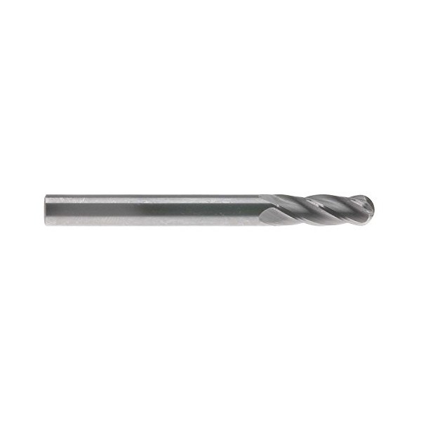 E705-7/16 7/16" 4 Flute Single End Ball USA Carbide End