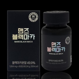 Men's Black Maca 1004mg x 60 tablets / 맨즈 블랙마카 1004mg x 60정