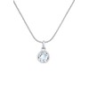 Elli Women's Solitaire Cord Pendant Necklace with Crystal in 925