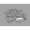 Japan Jujube Shaped Natsume Weight (No. 8 (Approx. 1.1 oz