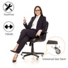 W B D WEIBIDA Office Chair Wheels, Heavy Duty Rubber