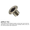 METALLIXITY Eyelets with Washers (10 x 5 x 7mm) 100Pack,