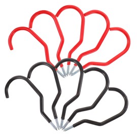 SHINEOFI 10pcs Wall Bike Hooks Durable Garage Storage Hooks for Organizing Bicycles Tools Heavy Duty Metal Hangers for Easy Installation Walls