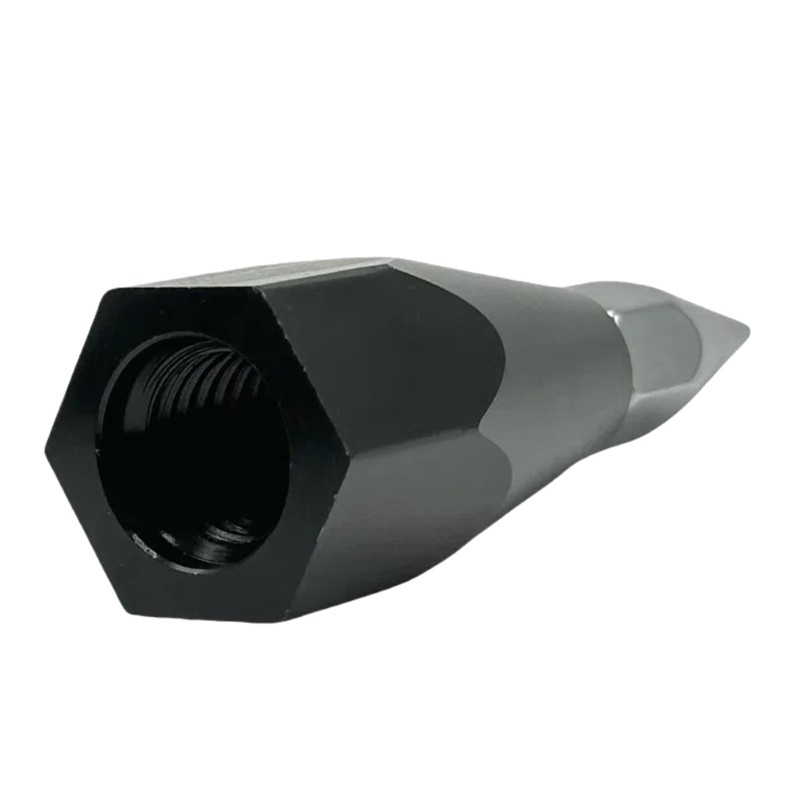 2 Pack Prism Pole Tip Replaceable Sharp - Pointed Surveying