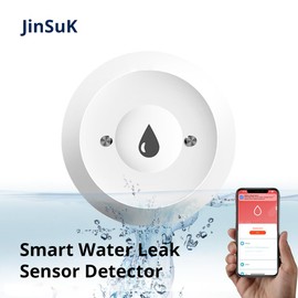 Water Leak Detector Kit，1 Smart Gateway, 5 Wireless Leak detectors, Wireless Mini Flood detectors for Alarm Systems and Smart Home Automation, Suitable for Kitchens and bathrooms