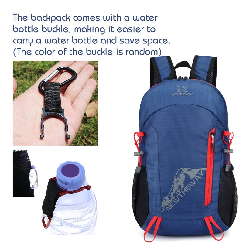 Lywencom Mochila de Senderismo, 20 litros, Ligera, Plegable, Impermeable, Ultraligera,