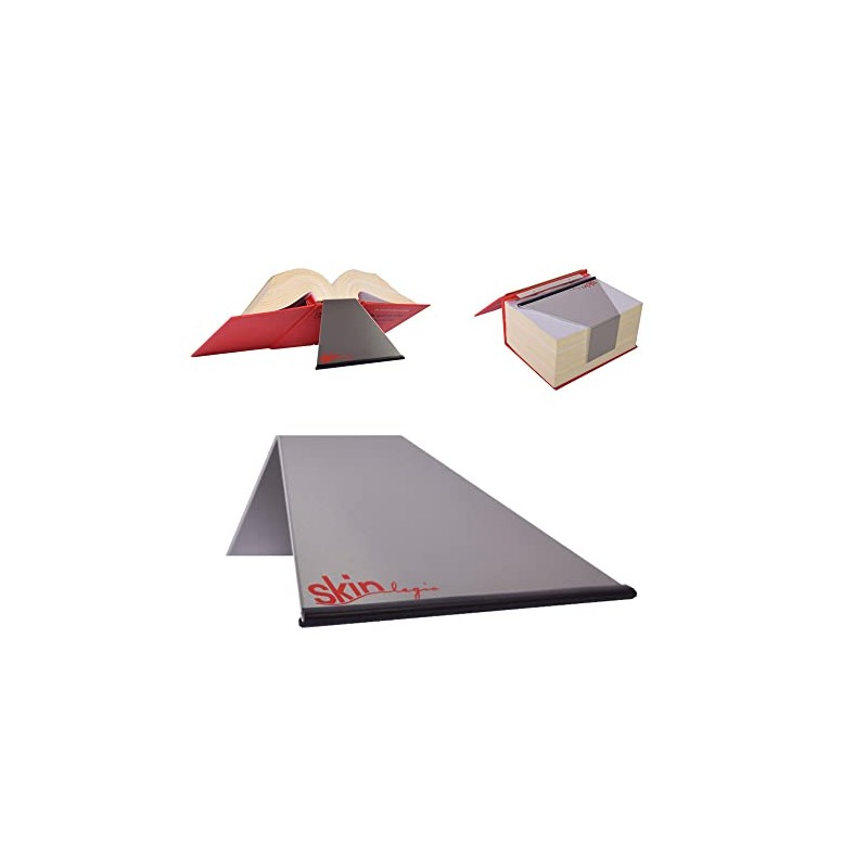 Skin legis red: Convenient aluminium bookend makes working with legal