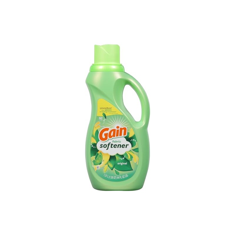 Gain Liquid Fabric Softener, Original Scent, 44 FL OZ LIQ.,