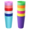 Pack of 24 Colourful Plastic Cups Reusable Party Cups Reusable