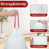O2frepak 13 Gallon Size Large Kitchen Drawstring Trash Bags,Heavy Duty,Tasteless,Strong