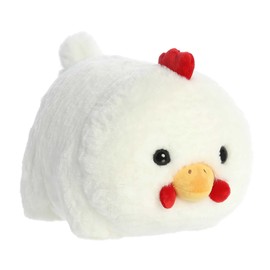 Aurora® Adorable Spudsters™ Claire Chicken™ Stuffed Animal - Comforting Cuddles - Playful Companions - White 10 Inches