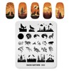 KADS Nail Stamping Plate Nature Template Image Design Plates for