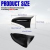 Gloss Black M Style Side Mirror Cover Caps For Lexus