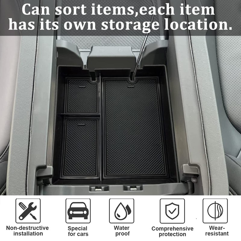 HAPPYHORSE Car Handrails Storage Box for Rivian R1T R1S 2022+