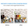 Tomorotec Stainless Steel Expandable Kitchen Storage Organizer Spice Rack Cabinet