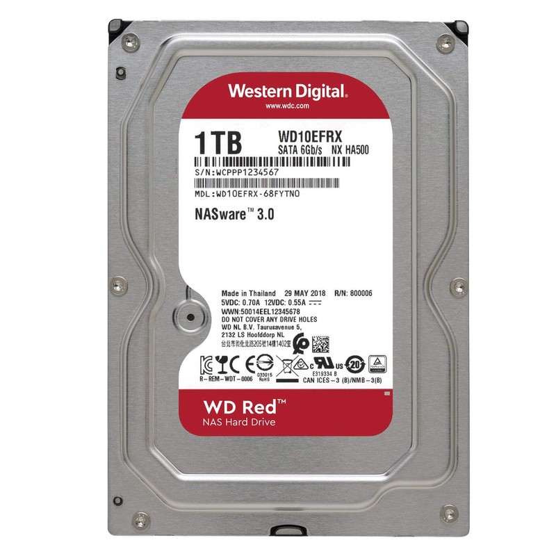Western Digital Red Internal 3.5 inch Hard Drive SATA 6Gb/s