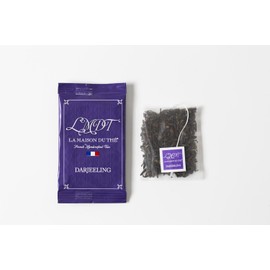 LMDT French Handcrafted Darjeeling Tea. Enveloped Teabags, 100 Count