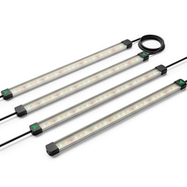 VIVOSUN Lumaray LED Grow Light Bars 16”(4-Bar), Full Spectrum Side Lighting with 60% Red Light up to 25% Yields for Grow Tents, Greenhouses, Magnet Reliability Upgraded, SGS Compatible