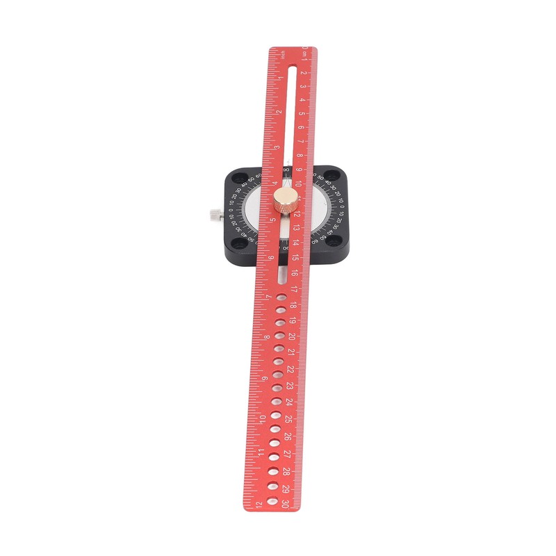 Compass Scriber 360° Aluminum Alloy Dual Scale Ruler Scribing Tool