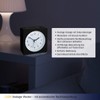 TFA Dostmann LOOM 60.1031.01 Analogue Alarm Clock Automatic Lighting with