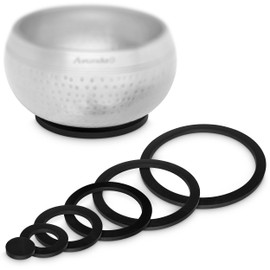 Singing Bowls O-Ring Set for Secure Standing, More Sound, 6 Coasters from Diameter 3 to 13 cm for Very Small (Diameter 5 cm) to Very Large (Diameter Over 50 cm) Singing Bowls
