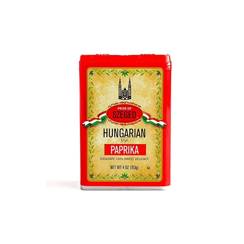 Szeged Sweet Paprika 4 oz each (1 Item Per Order)