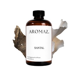 Santal – Esencia para Difusor Profesional 250 ml | Aroma Premium de Alta Concentración | Sándalo, Cedro y Vainilla