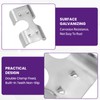 SATUY 1/2 Inch Double Rope Clips, Heavy Duty Zinc Plated