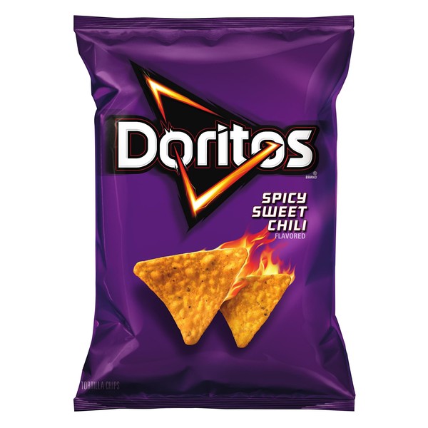 Doritos Flavored Tortilla Chips, Spicy Sweet Chili, 42 Ounce (Pack of 4)