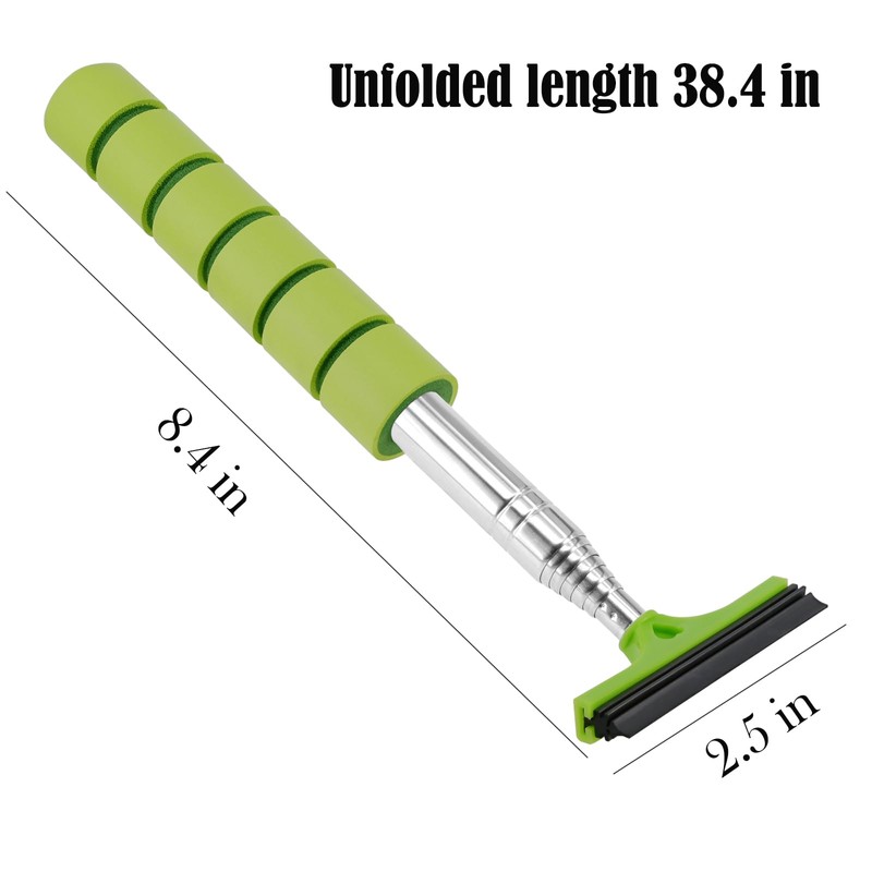 Retractable Car Side Mirror Squeegee, BENACES 3 Pack Portable Telescopic