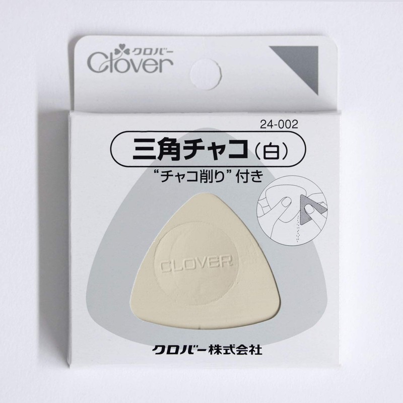 Clover 三角チャコ 白 24-002