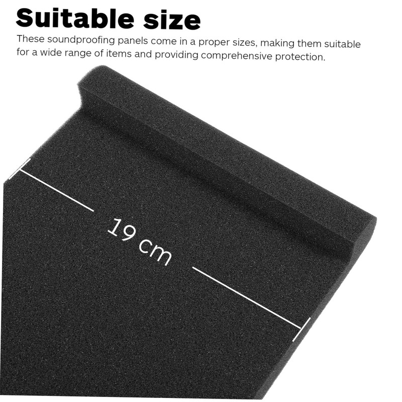 BESPORTBLE 2Pcs Vibration Pads Soundproofing Panels for Noise Reduction Shock