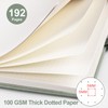 EMSHOI Dotted Notebook A5-100 GSM Hardcover Leather Dotted Journal with