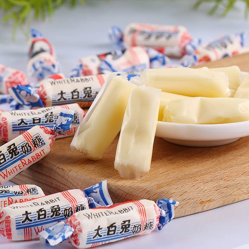 White Rabbit Toffee 227g/bag (about 40pcs/bag) 8oz/bag Festive Candy 大白兔奶糖