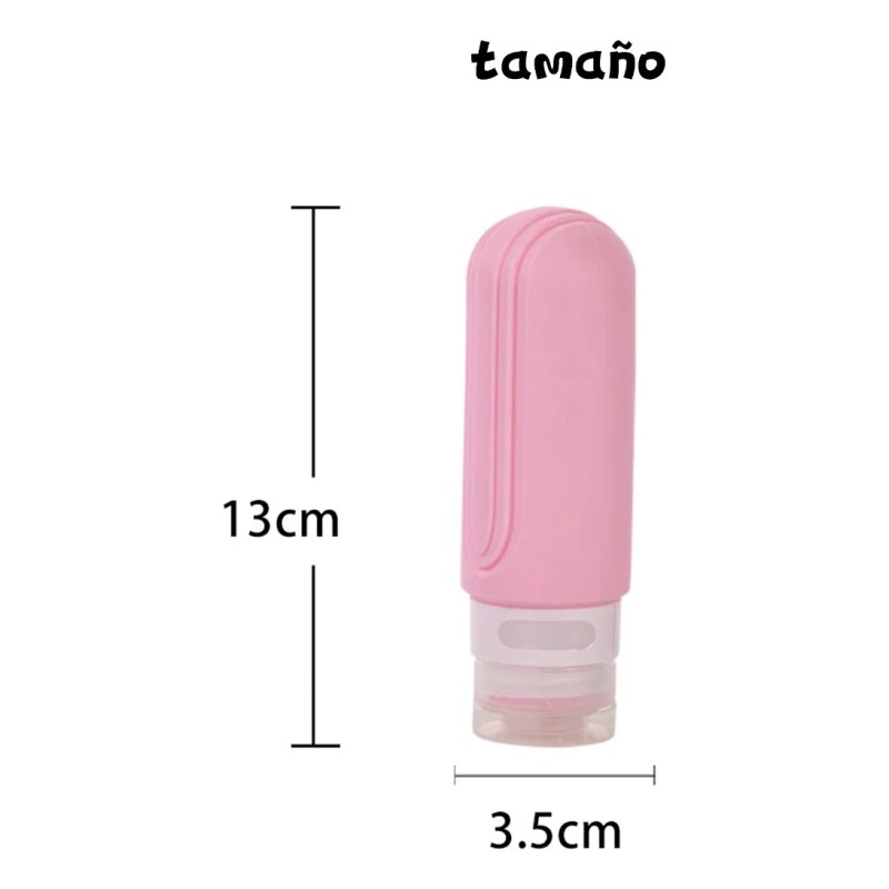 Botellas De Kit De Viaje Portátiles Contenedores Silicona