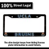 EliteAuto3K UCLA Bruins License Plate Frame Cover – Black &