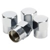 Allstar Performance ALL44053 Chrome Valve Stem Cap 4 Pack