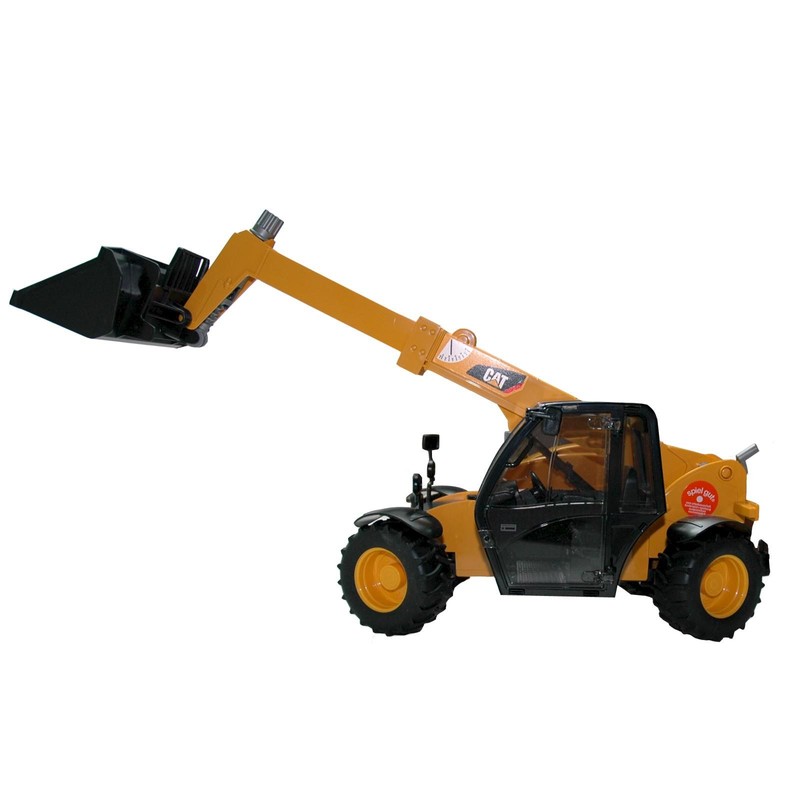 Bruder 02142 Cat Telehandler Construction Toy, Realistic Moving Parts &