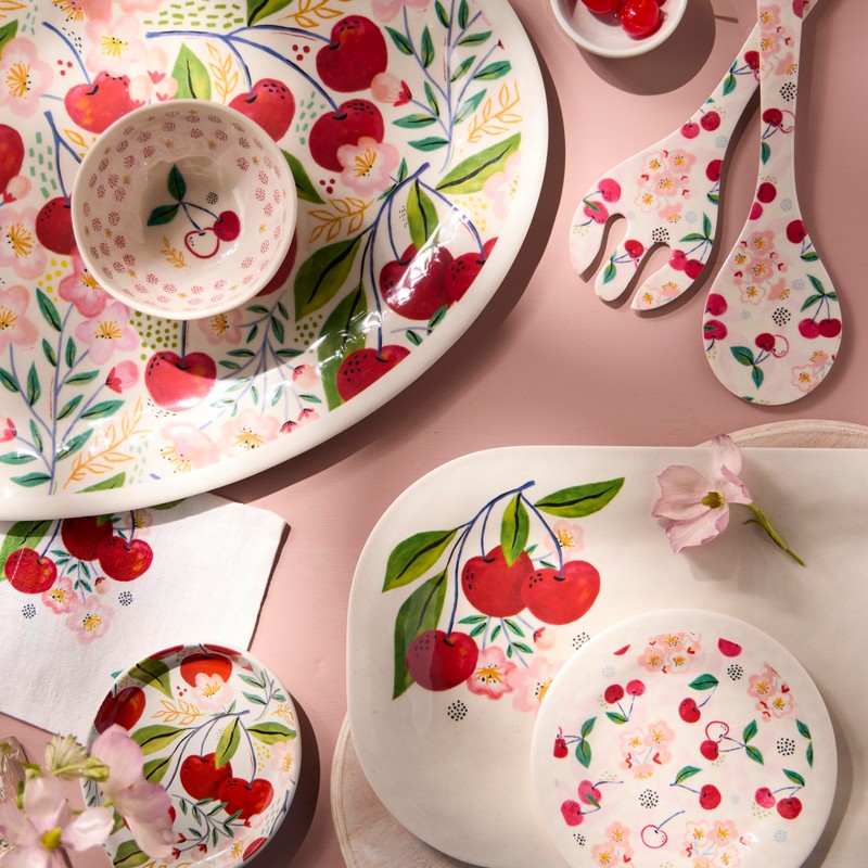 DEMDACO Rectangular Serving Tray Party Platter for Snacks and Appetizers