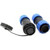 ZBLZGP SD20 Waterproof Plug IP68 LED Power Cable Male Female